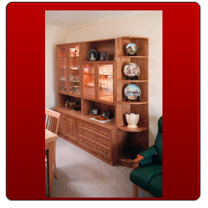 73. Americ. Oak toned Display Unit