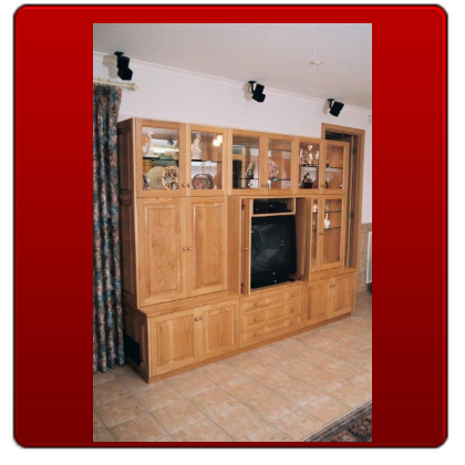 74. Americ. Oak Wall Unit