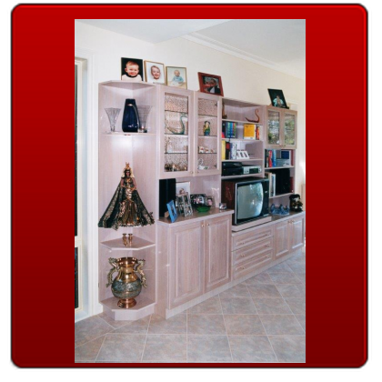 77. Tas. Oak limed Wall Unit